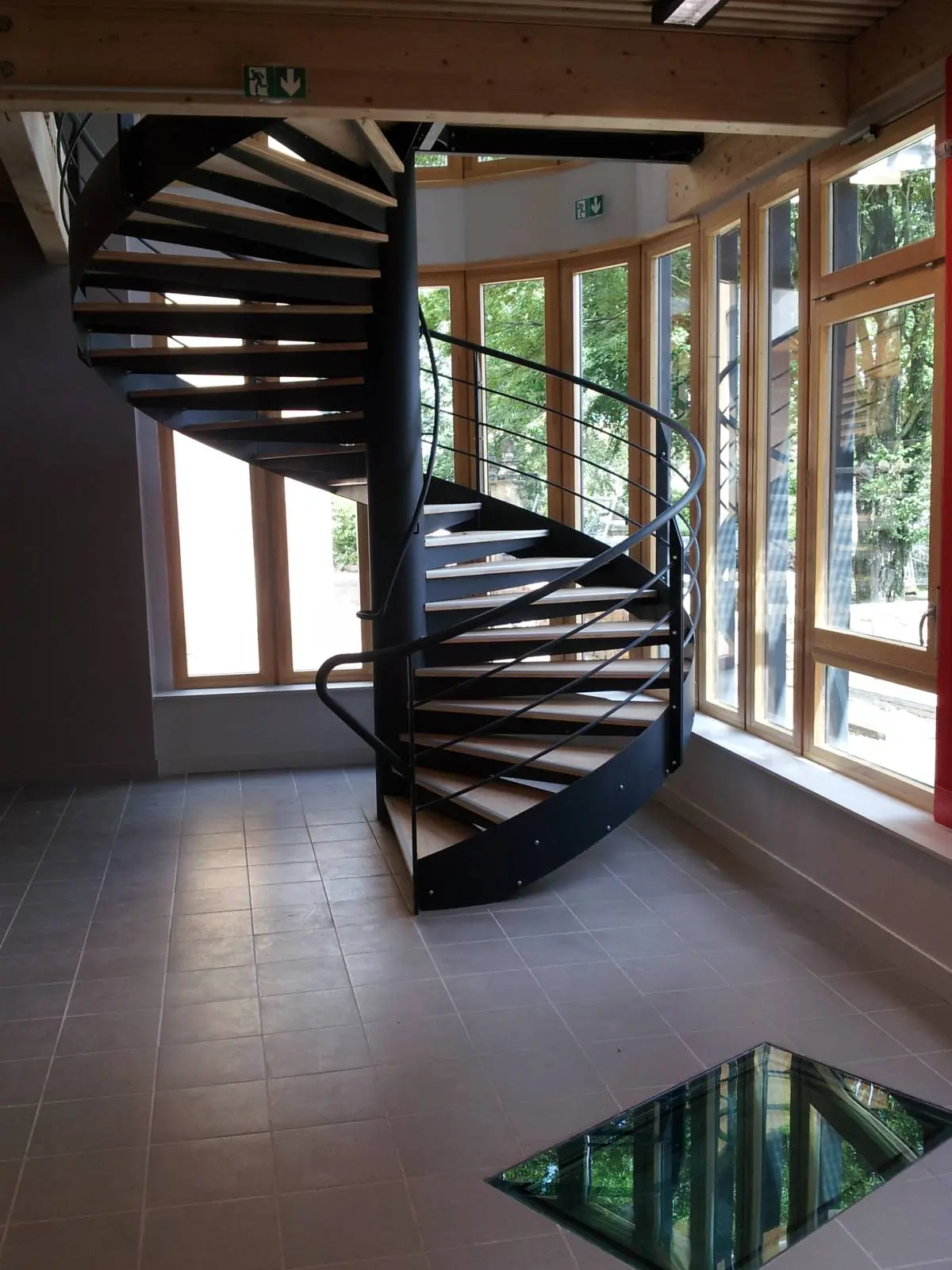Escalier intérieur contemporain